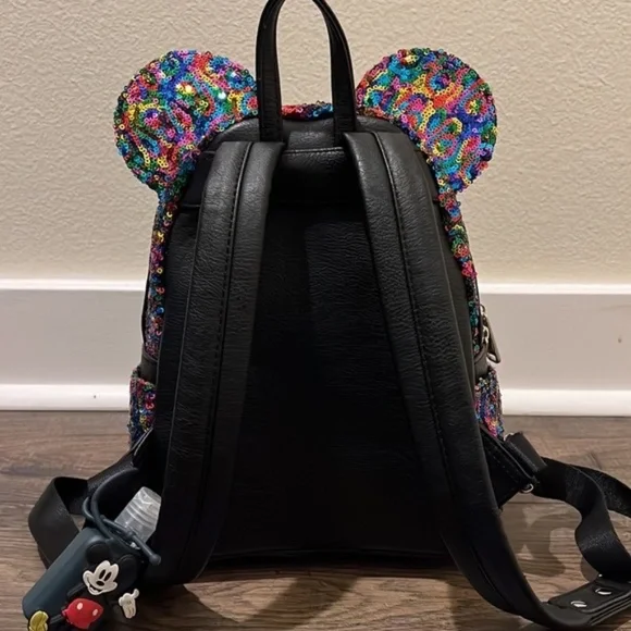Disney Loungefly 🌈 Sequined Mini Backpack